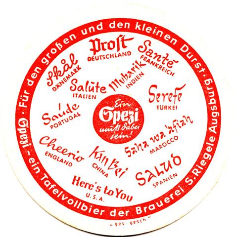 augsburg a-by riegele rund 3b (215-spezi unten ges gesch-rot) 